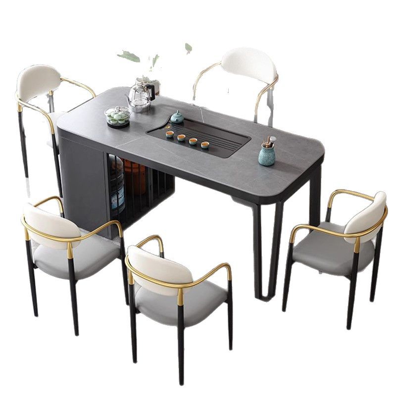 Mesa de té combinación de mesa de té, mesa de té, asiento de té, un conjunto de mesa de té, mesa de té, balcón, mesa de té de lujo, mesa de té de alta calidad.