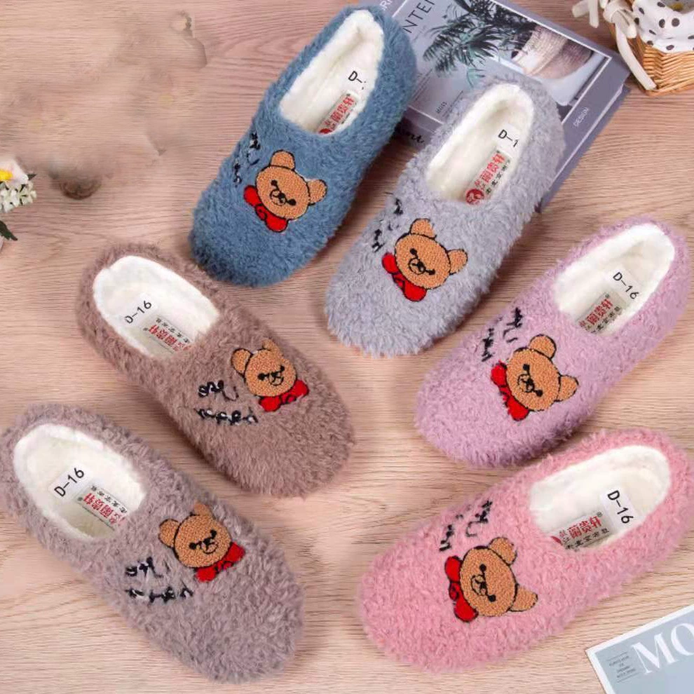 2023 зимняя новая хлопковая женская обувь, домашняя сумка, тапочки на каблуке, на флисовой подкладке, мягкая подошва, женская обувь