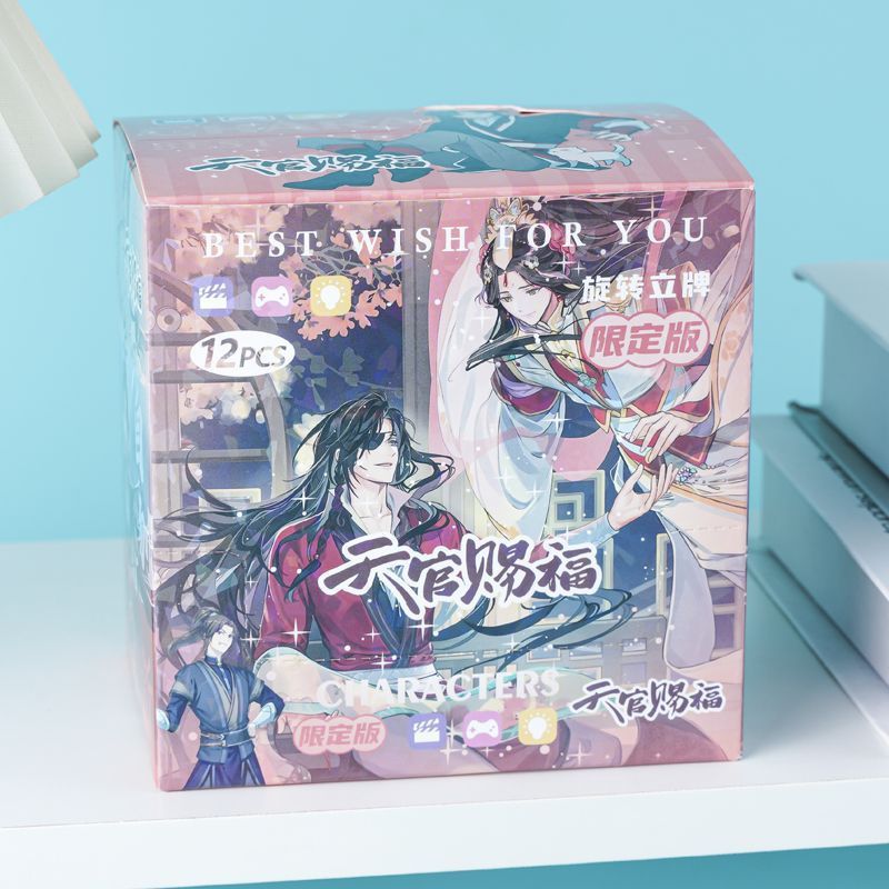 新しいラブブ回転スタンドクリエイティブかわいいブラインドボックスLABUBUアクリルデスクトップ装飾品子供のギフト|undefined