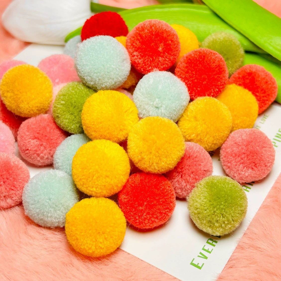 2 см цветной шерстяной шар Рождественская шапка