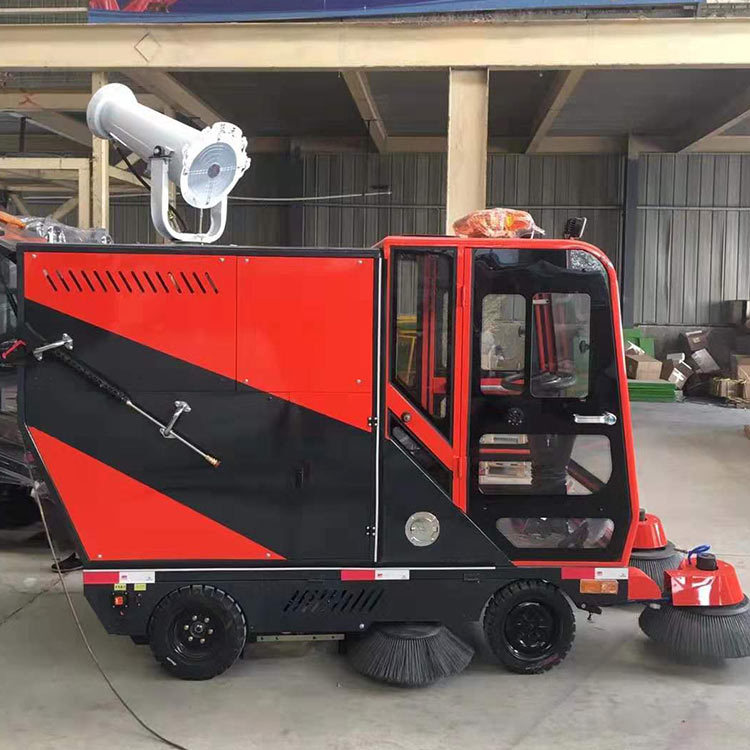 中旺四轮扫地车座驾式扫地车道路清扫机驾驶式扫路车
