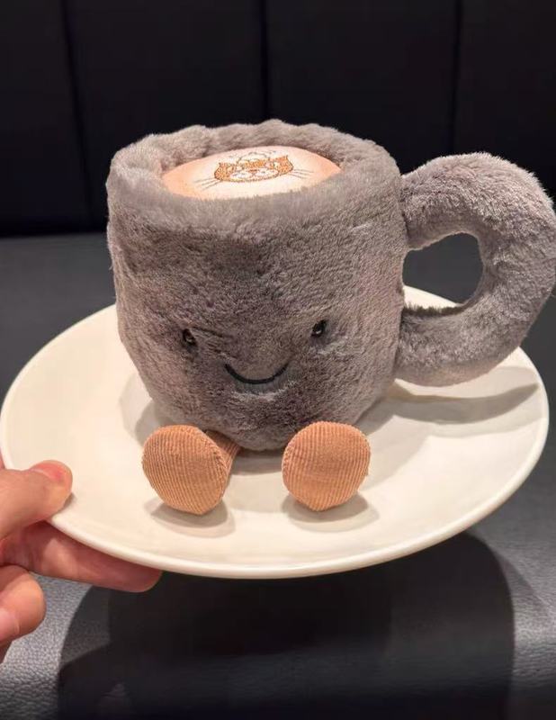 jellycat挂件三标齐全带钢印巴塞罗熊茄子牛角包 款式齐批发礼物|undefined