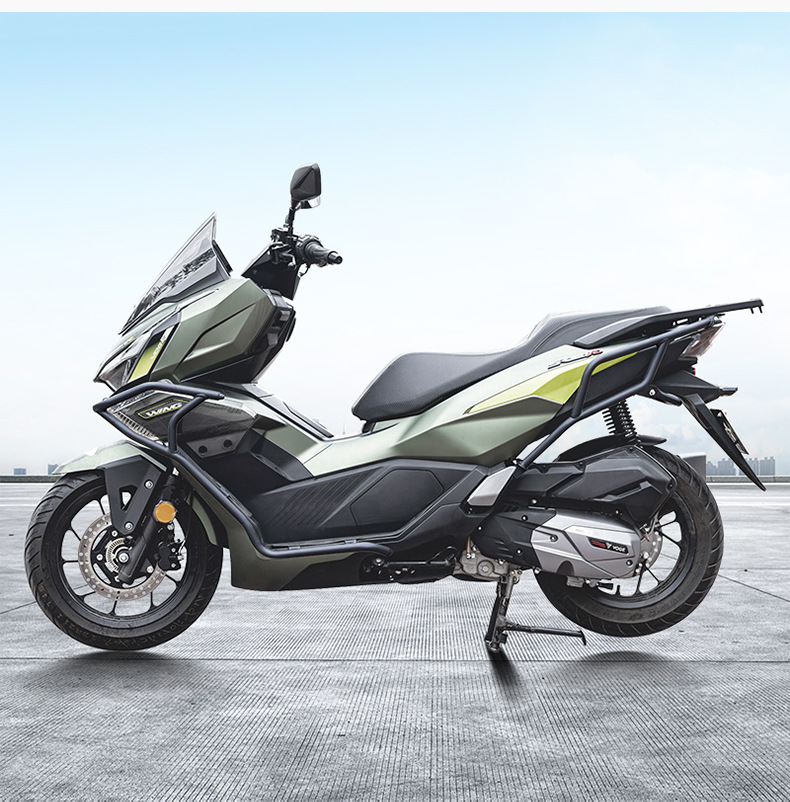 Suitable for Wuji Sr150R Scooter Front and Rear Bumper Guards, Exhaust Bars, Exhaust Covers, Modification Parts