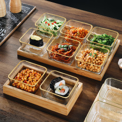 調味料皿、調味料ボウル、家庭用ディップ皿、鍋用ソース、醤油酢皿、スナック皿、ガラス小皿