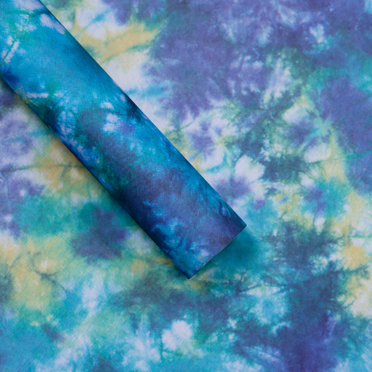 Papel de tinta de siete colores de cordier tinta de papel de embalaje de flores, papel de embalaje de flores DIY hecho a mano