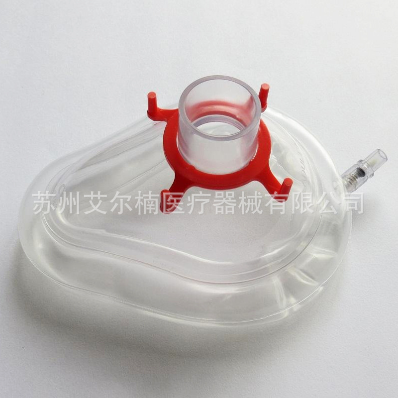 使い捨てPVC麻酔マスク、一方向膨張バルブ付き応急処置用呼吸マスク、輸出専用|undefined