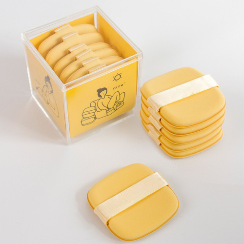 Butter cookies ultra-soft, fit, dry and wet two-use concealer cushion puff, simple double-sided can be used