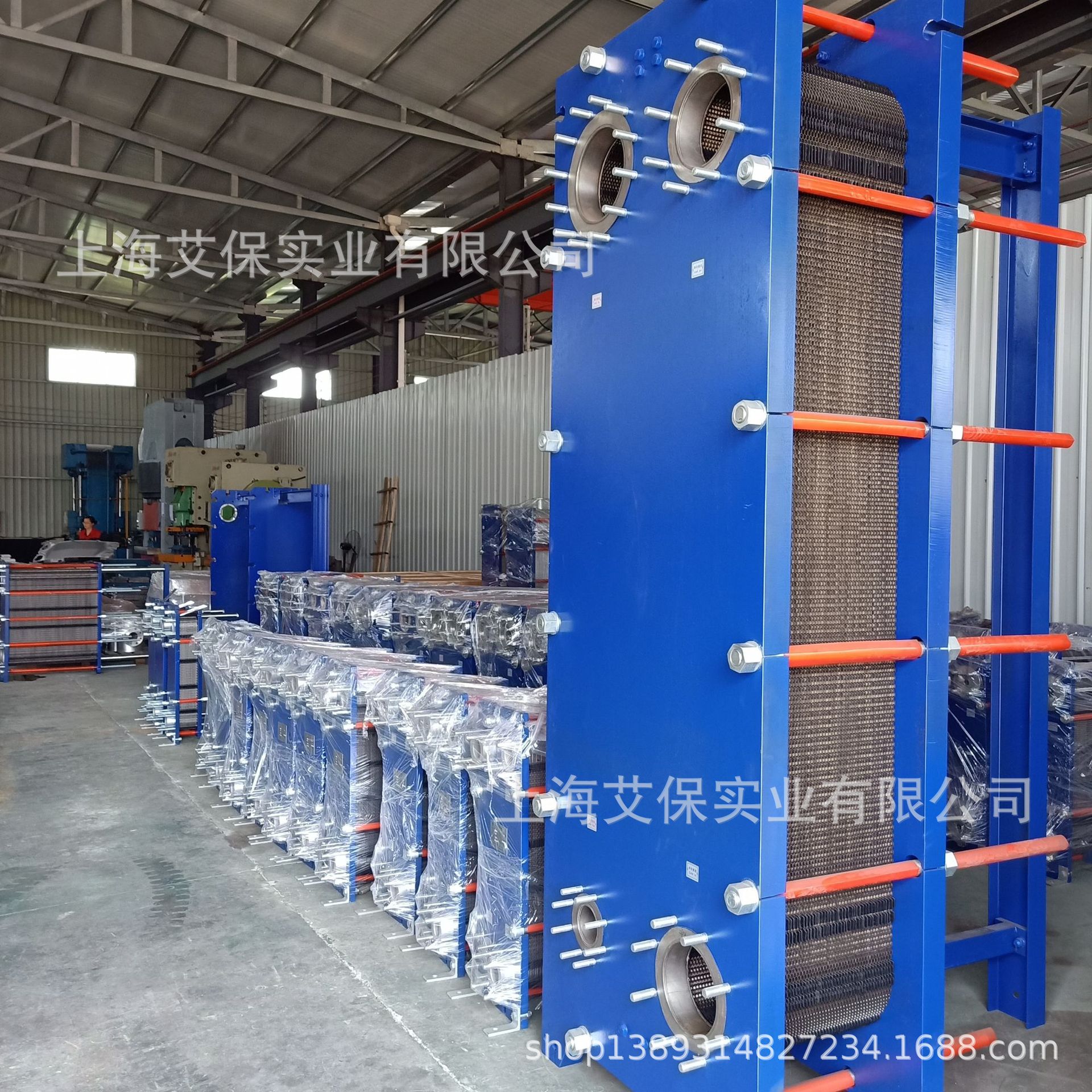 上海艾保挤出机液压油降温 42号恒温齿轮油 导热油板式换热器厂家