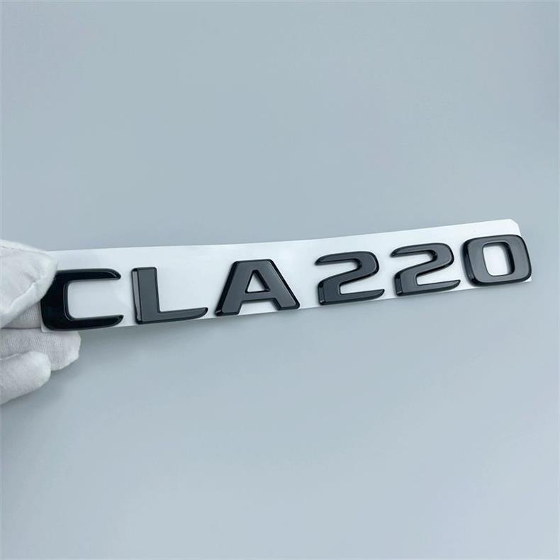 CLA black label Mercedes-Benz CLA modified black tail emblem CLA35 CLA200 CLA260 CLA45 car emblem blacked out