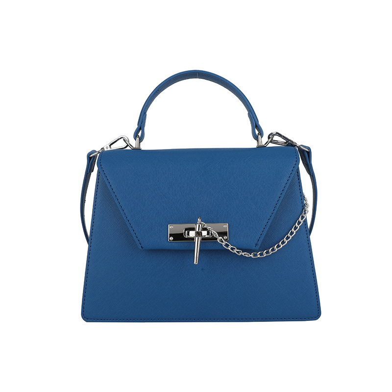 Bolso cuadrado pequeño portátil con cierre de hebilla retro femenino 2025 transfronterizo nuevo bolso Kelly bolso bandolera de moda