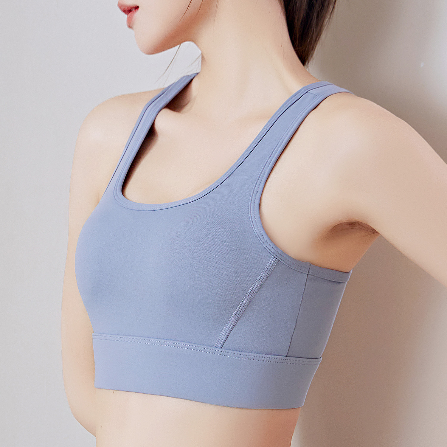 Procesamiento de Juyitang, dibujos personalizados, pruebas, spot, logotipo OEM, fuente, sujetador de pecho trasero de yoga de fábrica