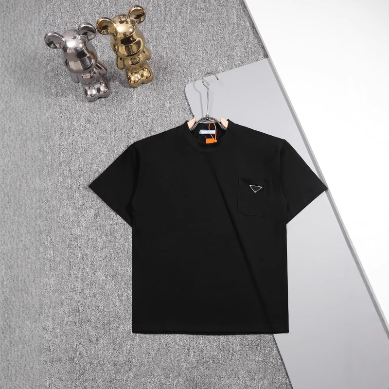 New spring and summer collection, in stock now: PRA brand triangular logo short-sleeve T-shirt, Paris PRA men's clothing, Lowe New spring and summer collection, in stock now: PRA brand triangular logo short-sleeve T-shirt, Paris PRA men's clothing, Lowe