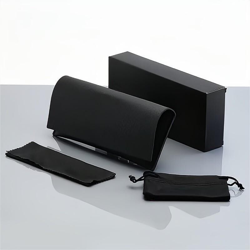 In-Stock Wholesale High-End Strap-On Glasses Case, Fashionable Portable Sunglasses Case, Leather Sunglasses Case, Glasses Bag Gift