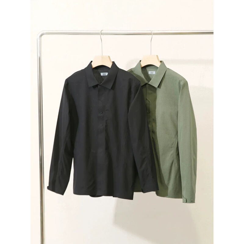 Urban Commuter Men's Business Long-Sleeve Shirt, Fully Sealed, Laser-Cut, Three-Dimensional Cut, Casual Shirt