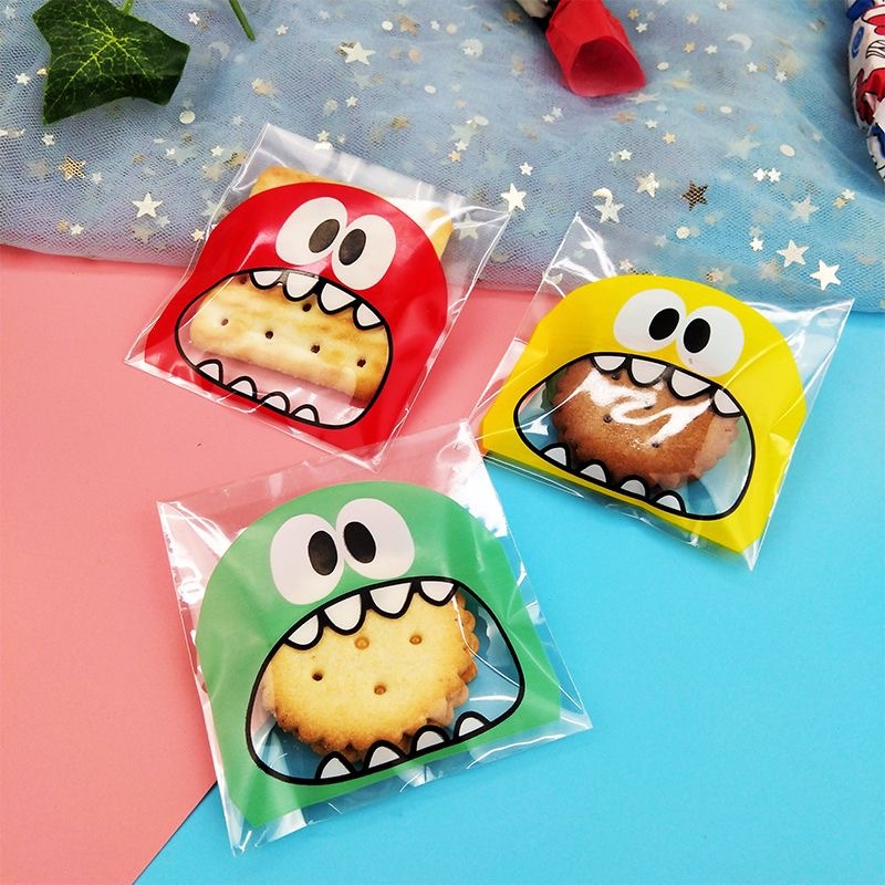 2023新款焙包装曲奇牛轧糖果雪花酥自封袋烘焙食品单独自粘袋