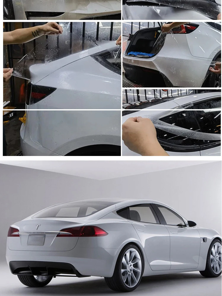 Cross-Border Filmppf Car Transparent Paint Protection Film Matte Glossy Black Film Full Car Film Tpu Invisible Car Cover