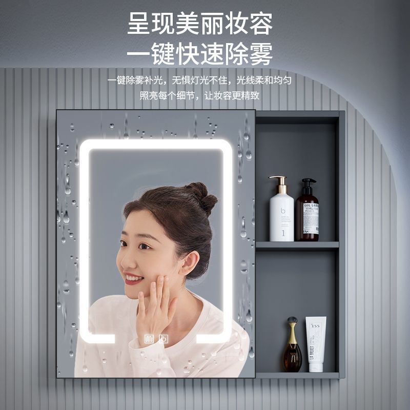 Moderno lujoso y ligero gabinete de baño inteligente de desempañamiento combinado cerámica integral lavabo lavabo lavabo lavabo duradero