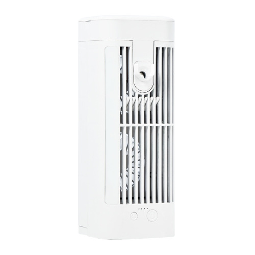 Desktop air conditioner fan cooler household spray refrigeration small air conditioner indoor water cooling electric fan night light cooling fan