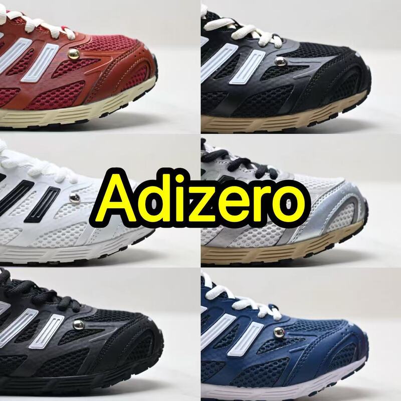 Foreign trade Putian shoes co-branded Sftm-006 breathable Adizero trendy sneakers with rivets and retro mesh design Foreign trade Putian shoes co-branded Sftm-006 breathable Adizero trendy sneakers with rivets and retro mesh design