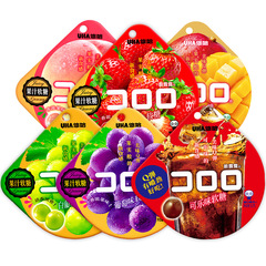悠哈グミクール露ジュースグミ52gネット赤悠哈グミ子供の間食プレゼント喜糖卸売り