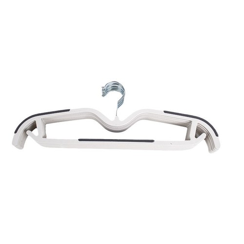 Short-necked clothes hanger for home use: non-slip, no-marks design—perfect for low-necked garments, narrow clothing, and space-saving shoulder protection when hanging clothes.