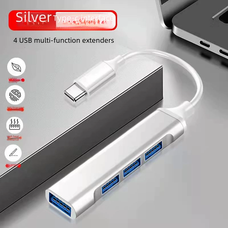 Хит продаж USB-расширительный хаб Type-C удлинённая док-станция многофункциональный один на четыре для компьютера