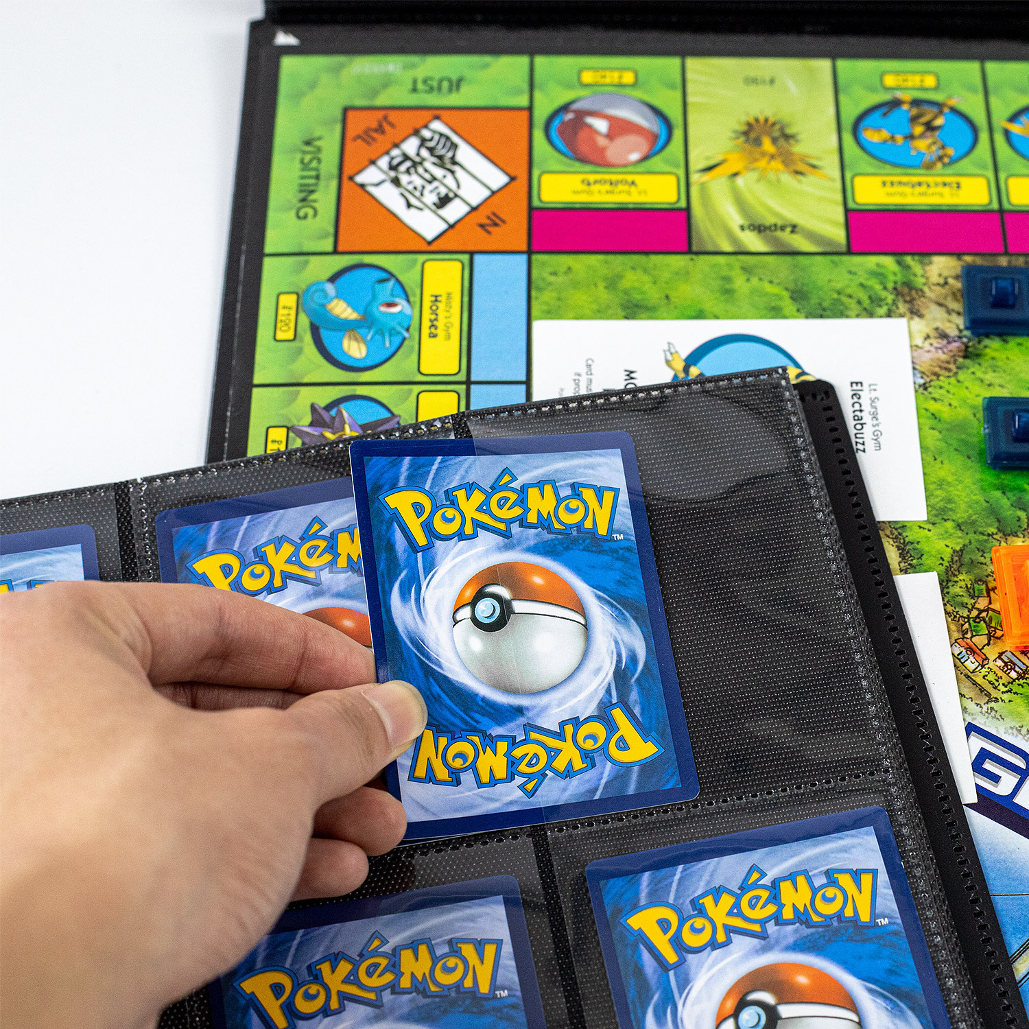 9 Palacio rejilla negro vendaje tarjeta libro juego anime tarjeta colección libro Bao Ke Meng Ultraman libro de almacenamiento de gran capacidad