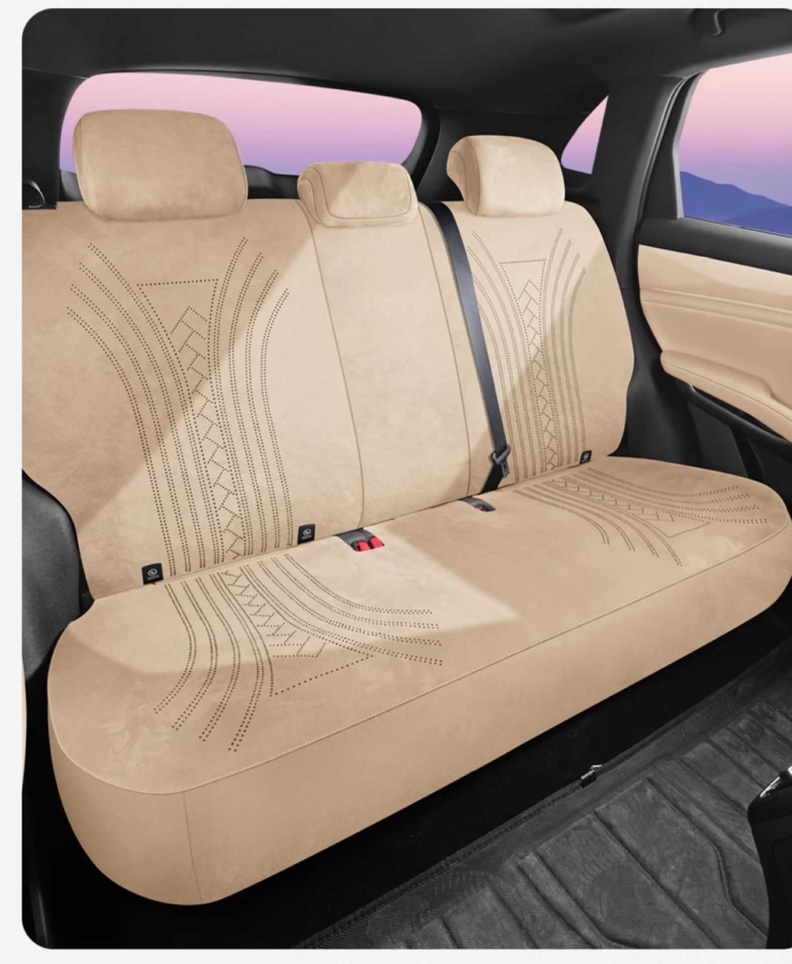 25 Byd Song Pro Second Generation Car Seat Cushions, Universal Seat Covers for All Seasons, Rams Ventilated Saddle Cushion Seat Covers