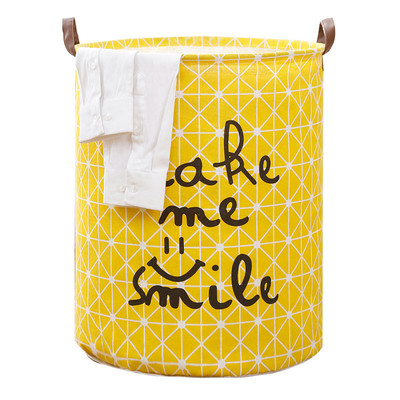 利纳大号手提式脏衣篮家用可折叠衣服收纳桶子浴室脏衣篓百货用品