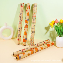 复古牛皮纸卷筒生日送礼鲜花礼物节庆各种各样包装送礼卷筒