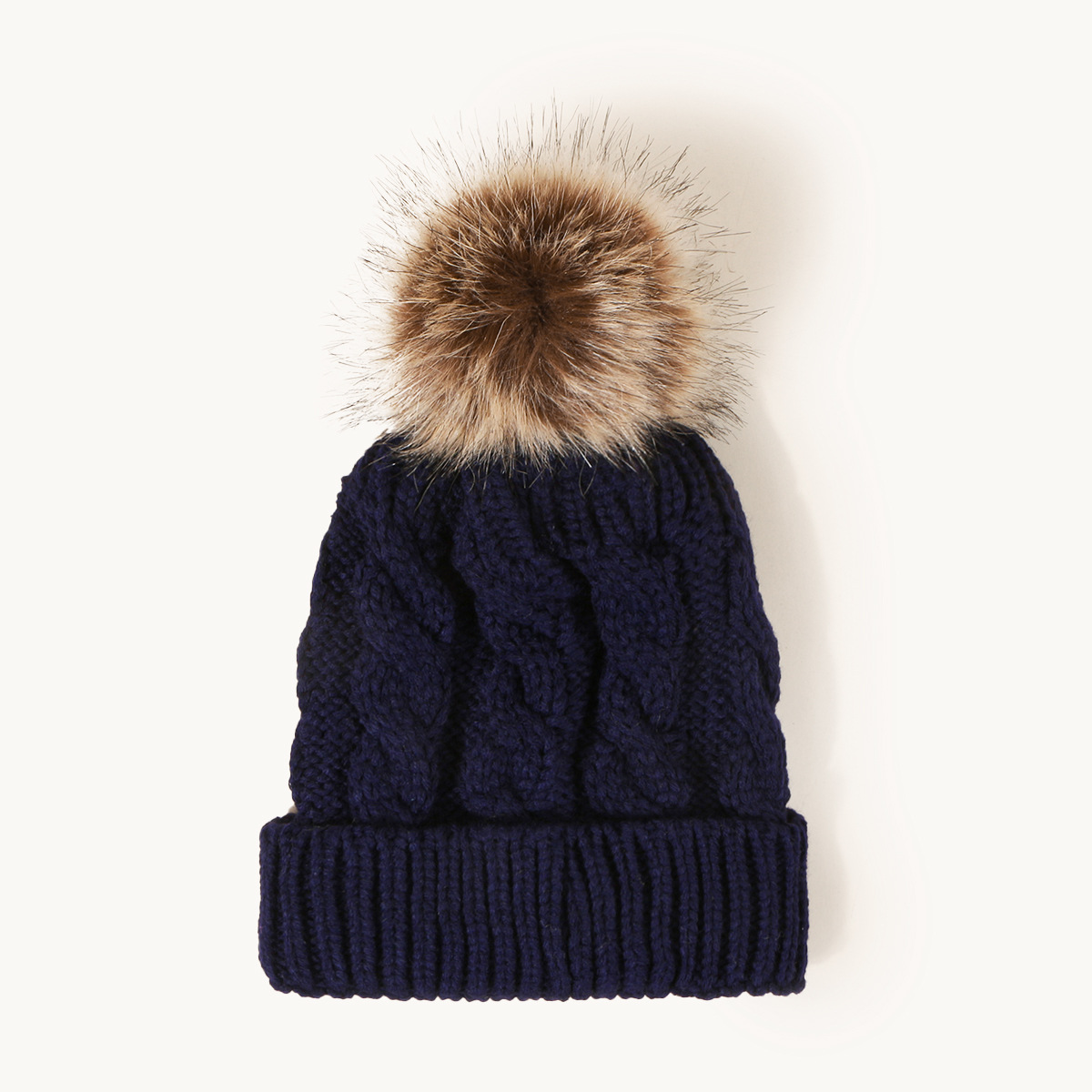 168g Weight Wool Cap Hats Type Outdoor Occasion Acrylic Material Solid Color Pattern Autumn&Winter Season Unisex Gender Korean Style Style Khaki, Grey, White, Red, Blue, Black Color Eaveless Rim Korean Style Warm Leather Label Fur Ball Knitted Hat Wholesale Nihaojewelry 14