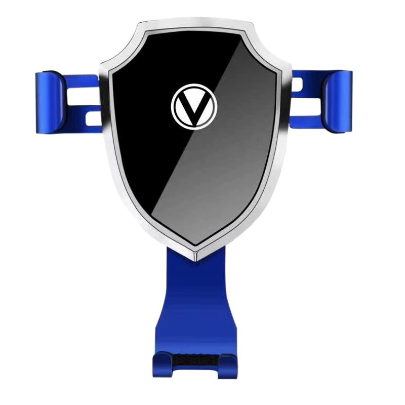 Оптовая продажа: автомобильный держатель для телефона из алюминиевого сплава с вращением на 360 градусов, крепление на воздуховод, гравитационный, для навигации в автомобиле