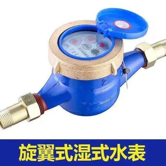 干式水表家用防冻旋翼式机械卧式4分6出租房高灵敏自来水表立式