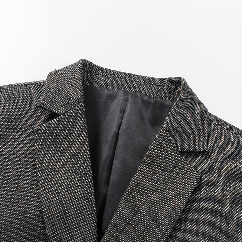 Primavera y otoño nuevos trajes para hombres de mediana edad negocios trajes casuales para hombres delgados monoparental chaqueta superior