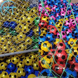 跨境9英寸单双印西瓜球pvc喷花充气皮球幼儿园足球练习球地摊热卖