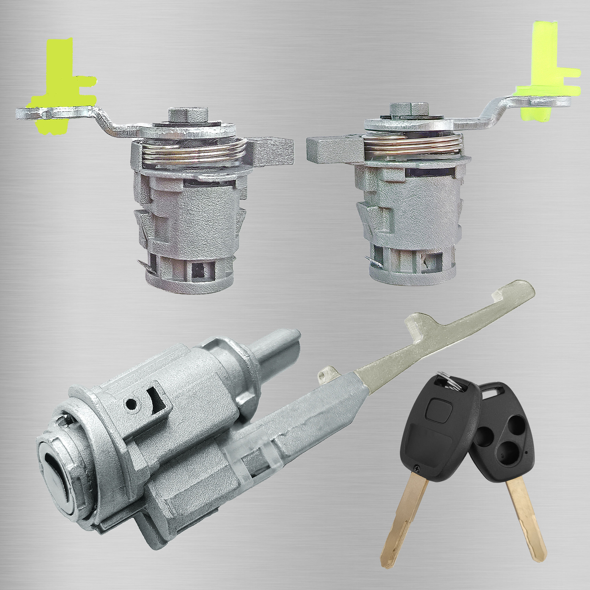 Aplicable a Honda, CRV, 2 puertas, llave de ignición, llave de 3 agujeros, accesorios automotrices