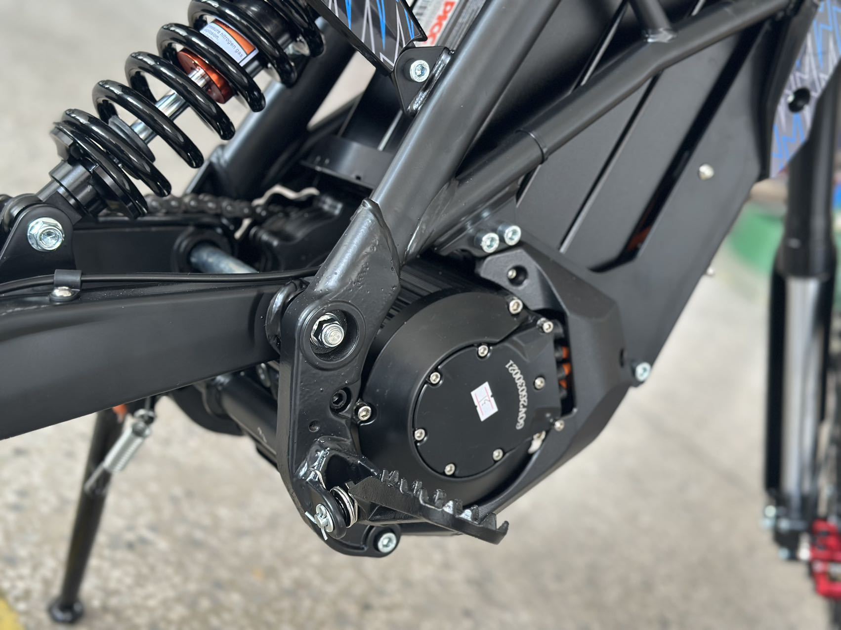 Off-road motorcycle BSE Bosuer EZ-3 motor 60V36 ternary lithium battery with a range of 80-90 kilometers