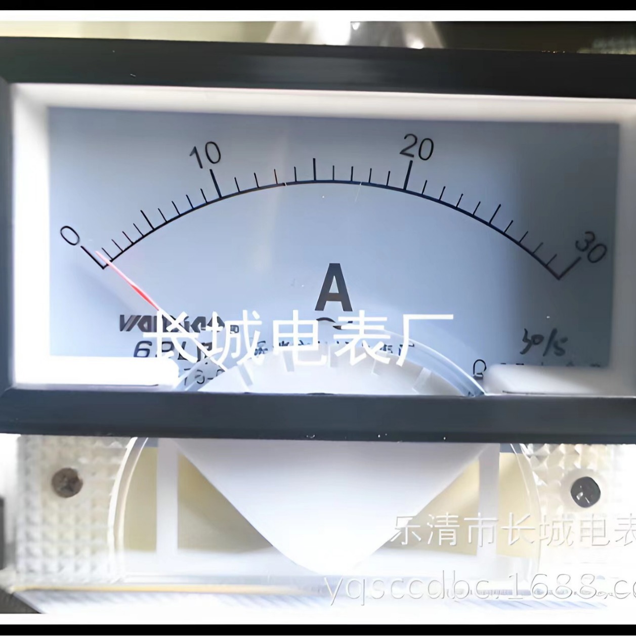 长城电表厂 69L17 30/5A 交流指针电流表 85*45