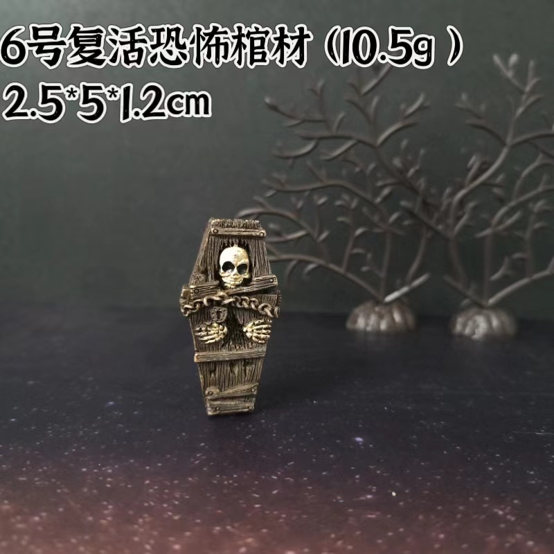 Pequeños adornos de Halloween, calavera, momia, adornos de Pascua, muebles para el hogar, decoración creativa, regalos, ventas directas