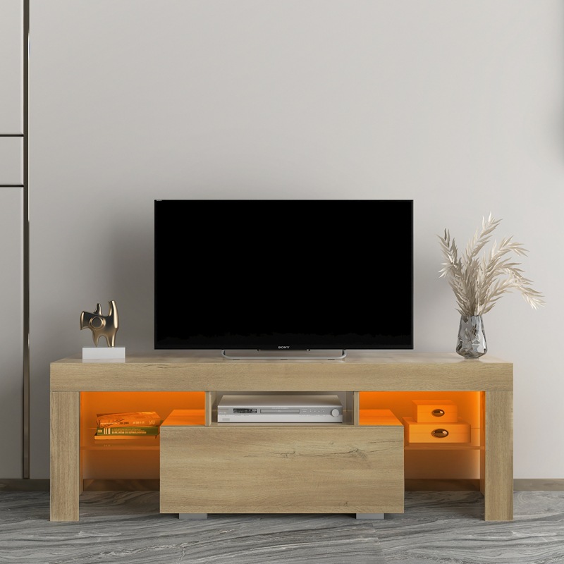 Pequeño apartamento sala de estar dormitorio simple TV gabinete casa piso bajo armario multi-color TV gabinete