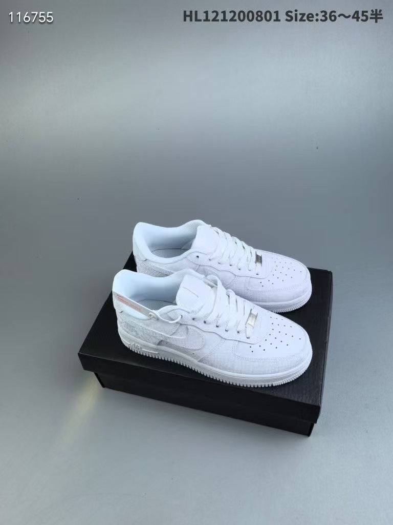 Zapatos Putian versión original de la fuerza aérea No. 1 en el extranjero marca conjunta de la cabeza de cuero en lugar de cojín de aire zapatillas deportivas para hombres y mujeres