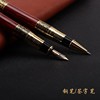 Ancient wind wood grain signature pen imitation mahjong metal orb pen Gift metal signature pen can determine logo neutral pens