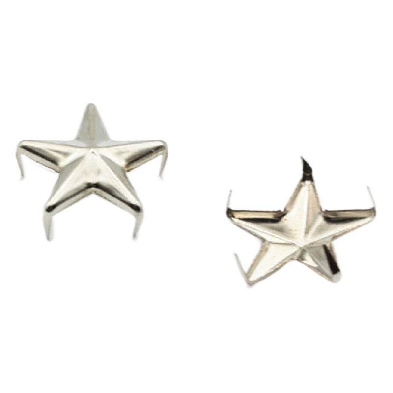 DIY заклепка Liu Ding пятиконечная звезда коготь гвоздь серебряный многоразмерный золотой пистолет черный аксессуары для одежды Чехол для мобильного телефона материал сумка