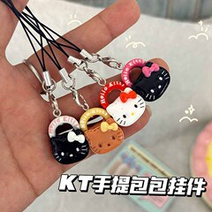 かわいい漫画ちょう結びキティハンドバッグストラップ甘い少女心学生カバンストラップストラップ