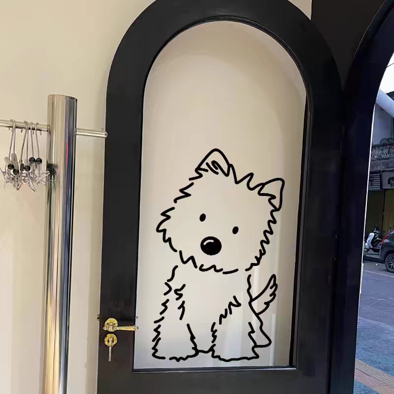 Gb722 Cute Animal Dog Glass Window Corner Decoration Painting Sticker Creative Cartoon Sliding Door Window Kindergarten Gb722 Cute Animal Dog Glass Window Corner Decoration Painting Sticker Creative Cartoon Sliding Door Window Kindergarten