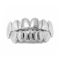 Европейские и американские популярные золотые брекеты в стиле хип-хоп TeethGrillz, производитель ювелирных изделий с гальваническим покрытием из настоящего золота, прямые продажи