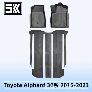 适用于Toyota Alphard 30系 2015-2023右舵3D全天候材质TPE脚垫