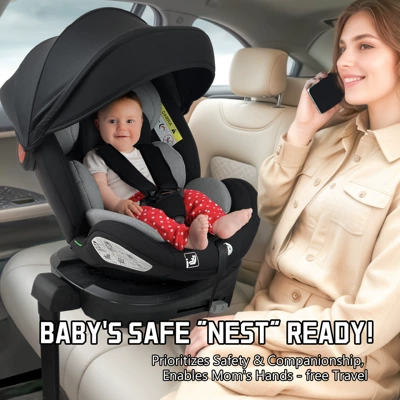 Years 360 ° Rotating Isofix – Car child safety seat