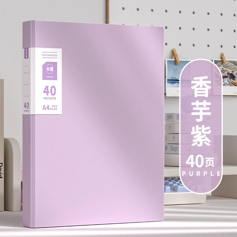 Папка Morandi Data Book A4 с листами, 60 страниц, хранение постеров, коллекционная многолистовая