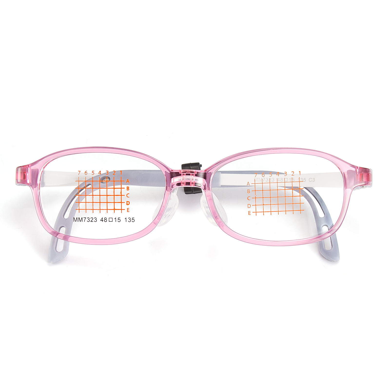 Nuevo marco de gafas para niños EMS sin tornillo ajustable con la miopía Danyang Wholesale